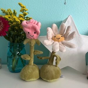 Jellycat Flowerlette Daisy & Rose 🌼🌹